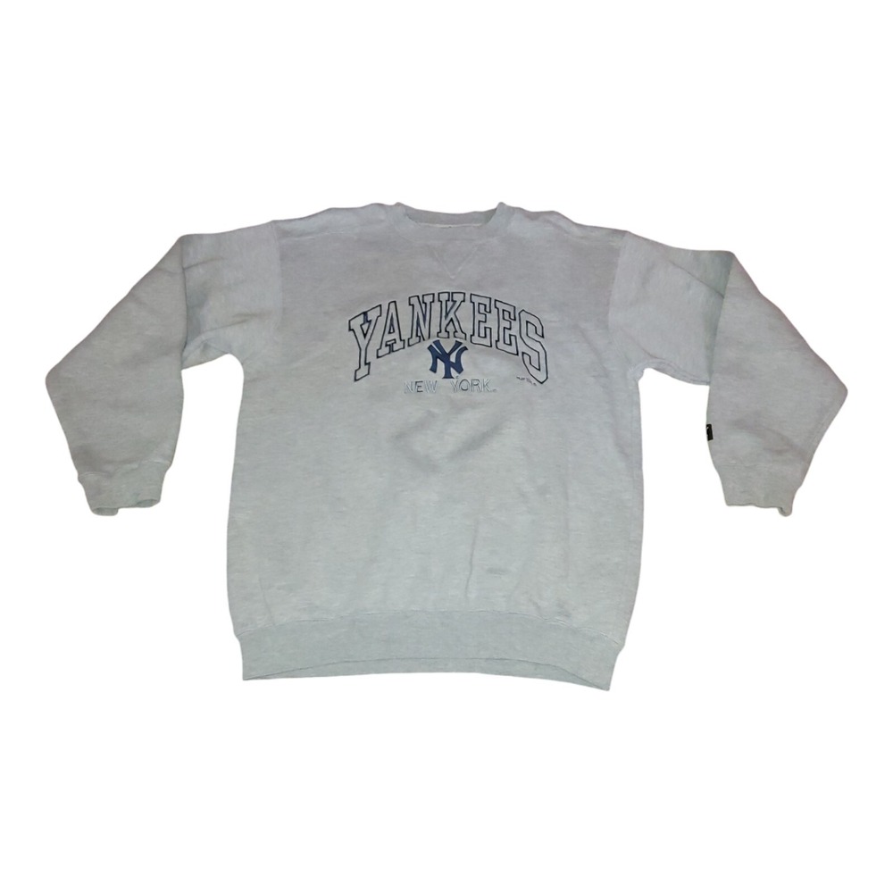 Vintage 2000 Puma New York Yankees Sweatshirt Size XL Gray B58